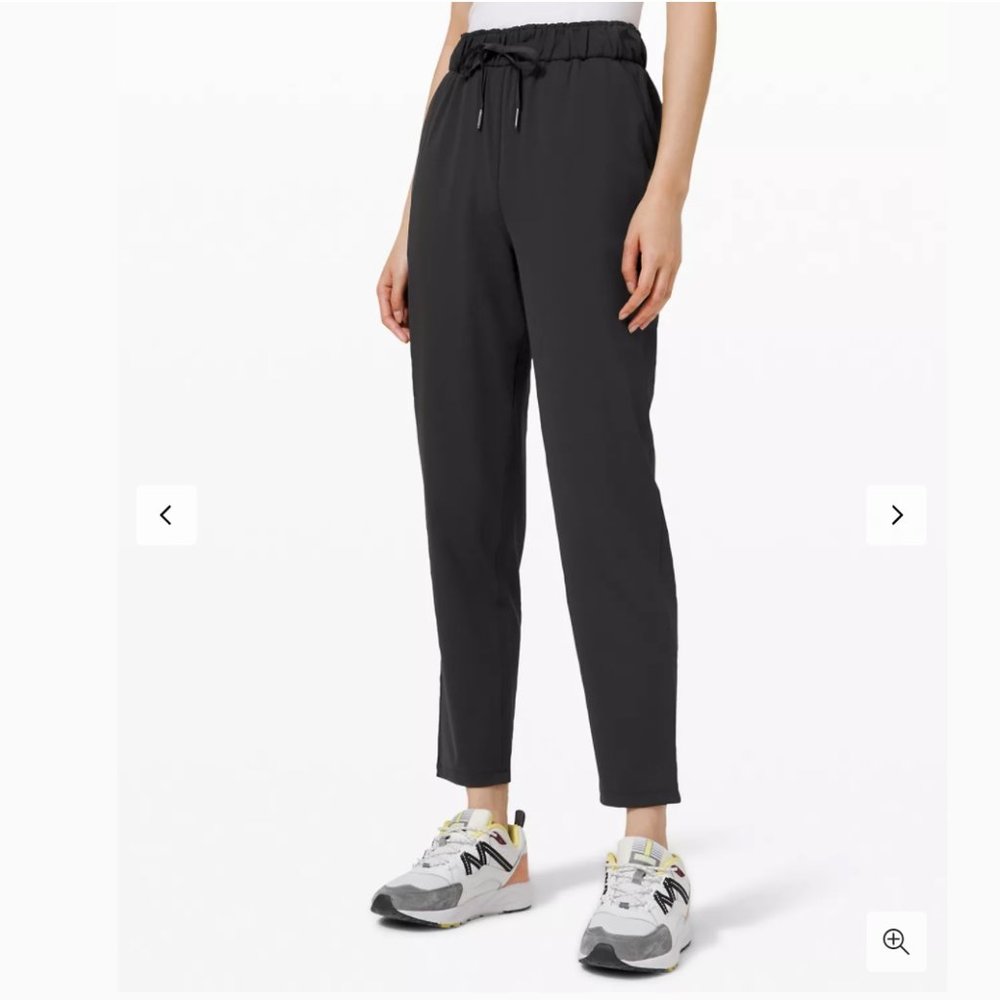 Lululemon Stretch High Rise Pant 7/8 Length - Black - Size 6